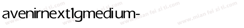 avenirnext1g medium字体转换